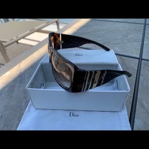 Dior DiorRain1 Sunglasses Swarovski Crystals